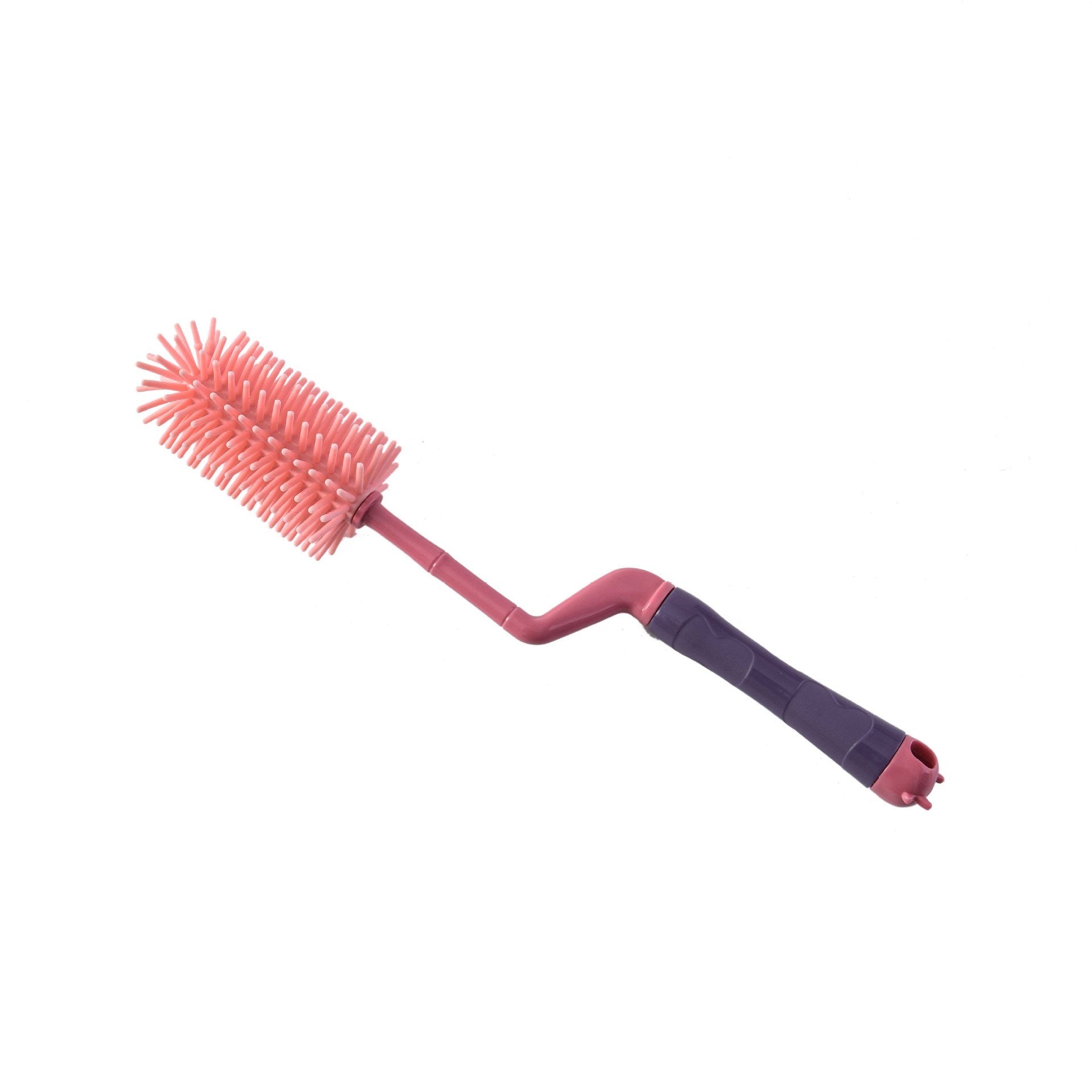 Rotating Silicone Baby Pacifier Bottle Brush