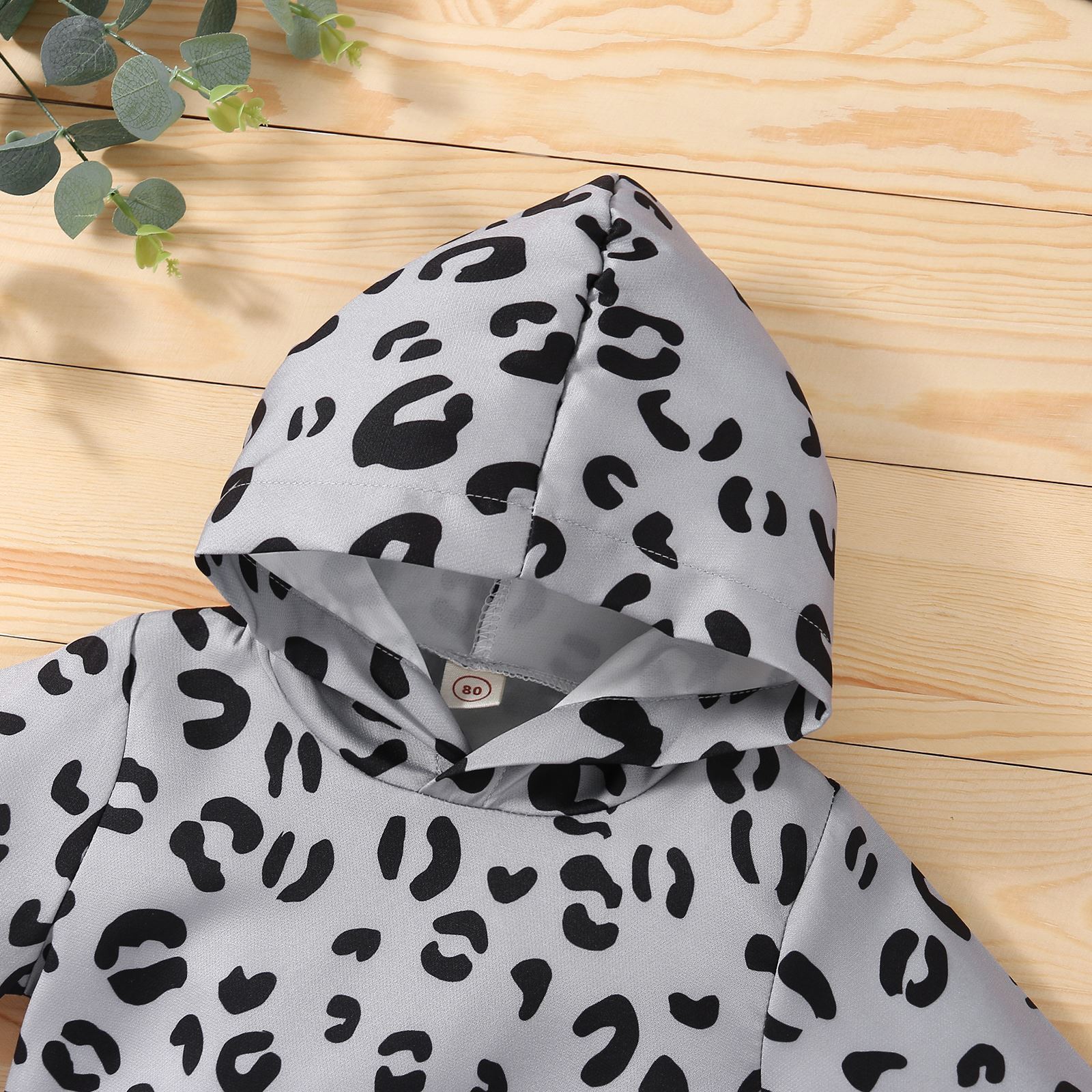 Toddler Cheetah Skirt and Sweatshirt Set