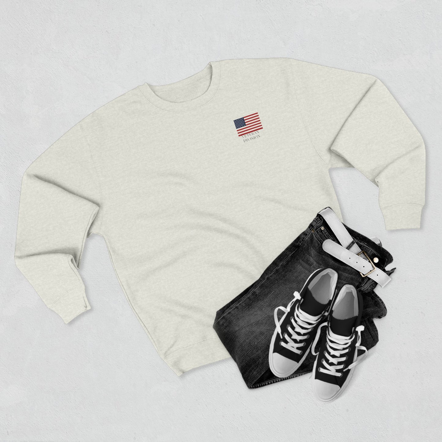 Psalms 144:1 Veteran Division Sweatshirt