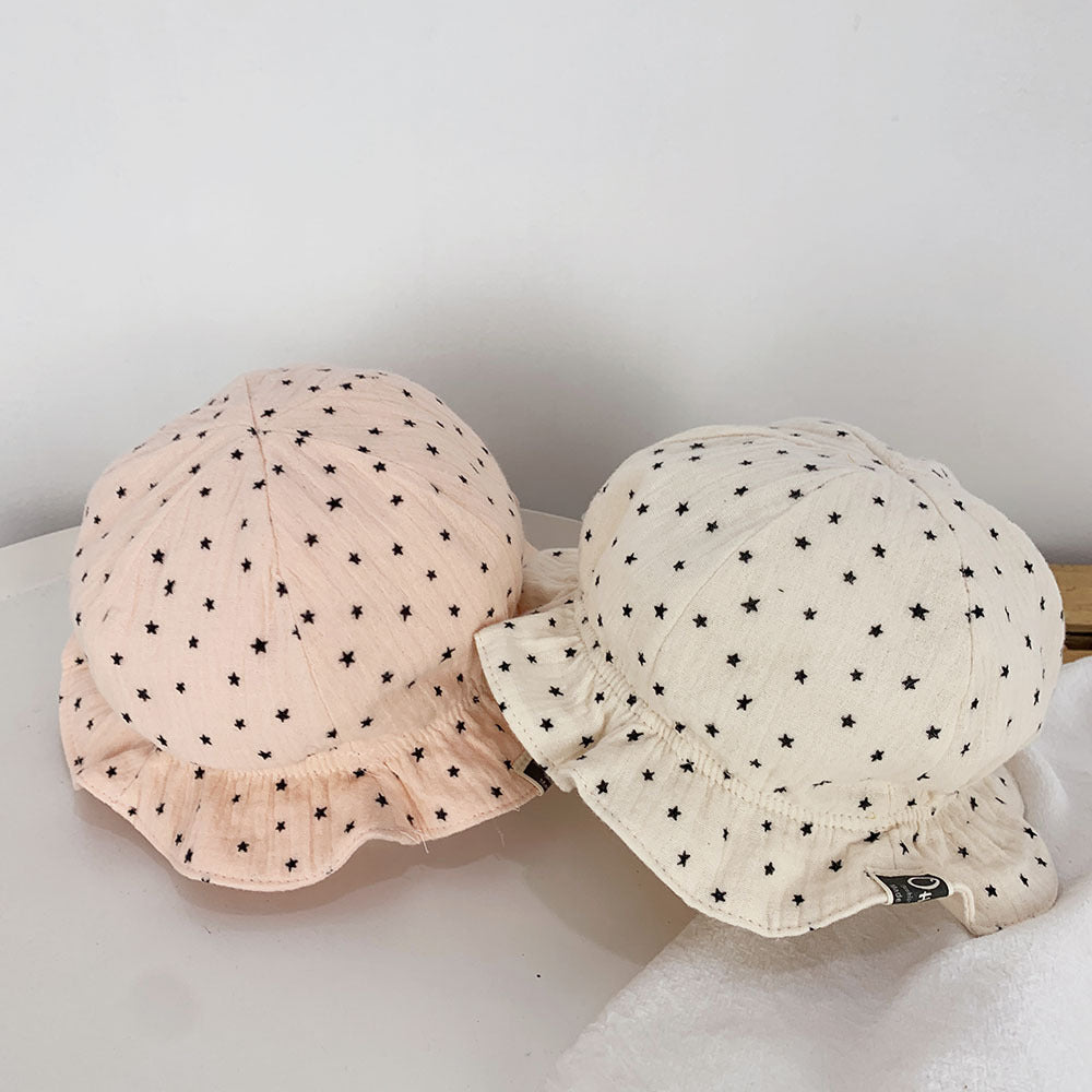 Baby Fisherman Polka Dot Sun Hat