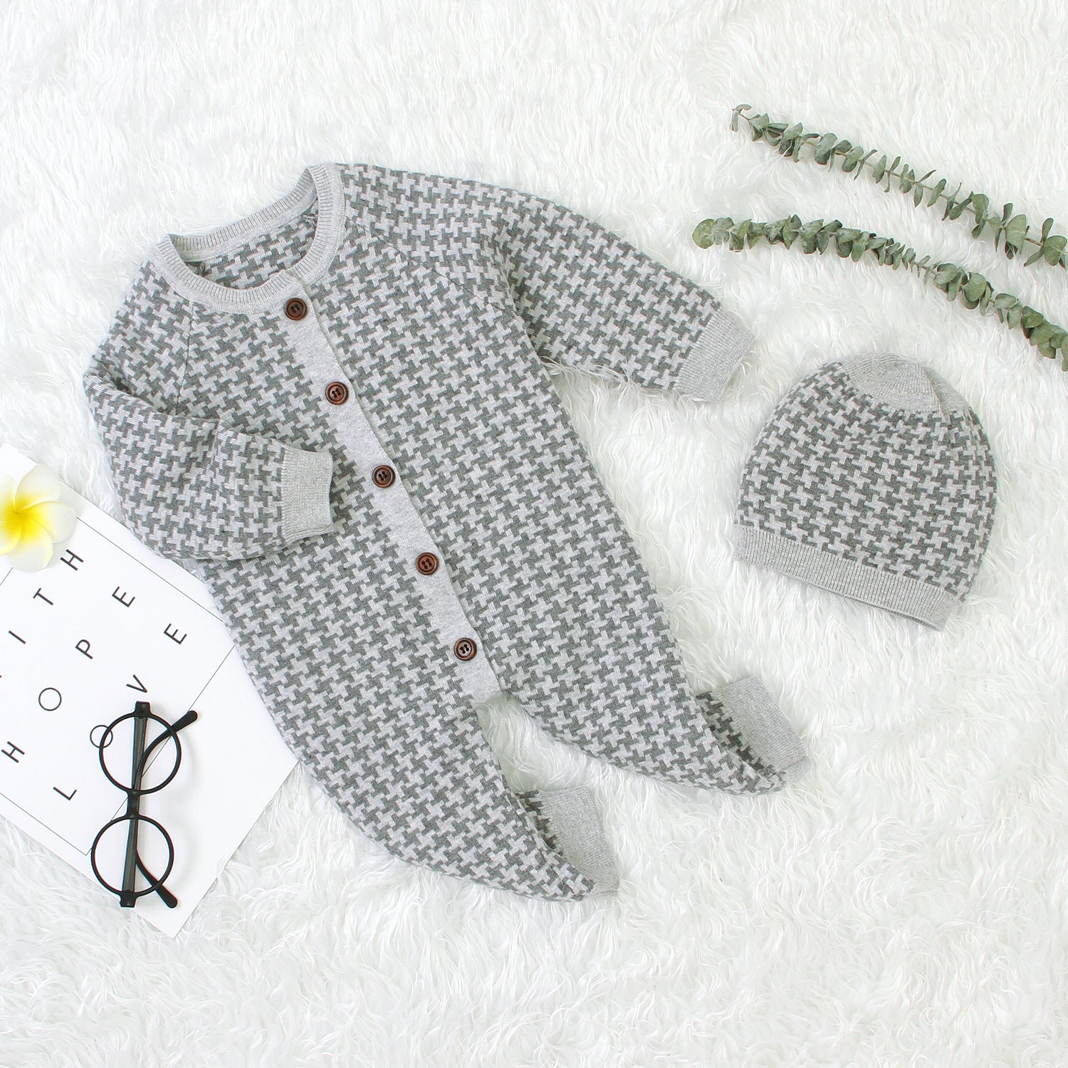 Baby Knitted Sweater Jumpsuit