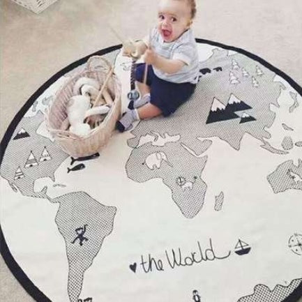 World Map Play Mats