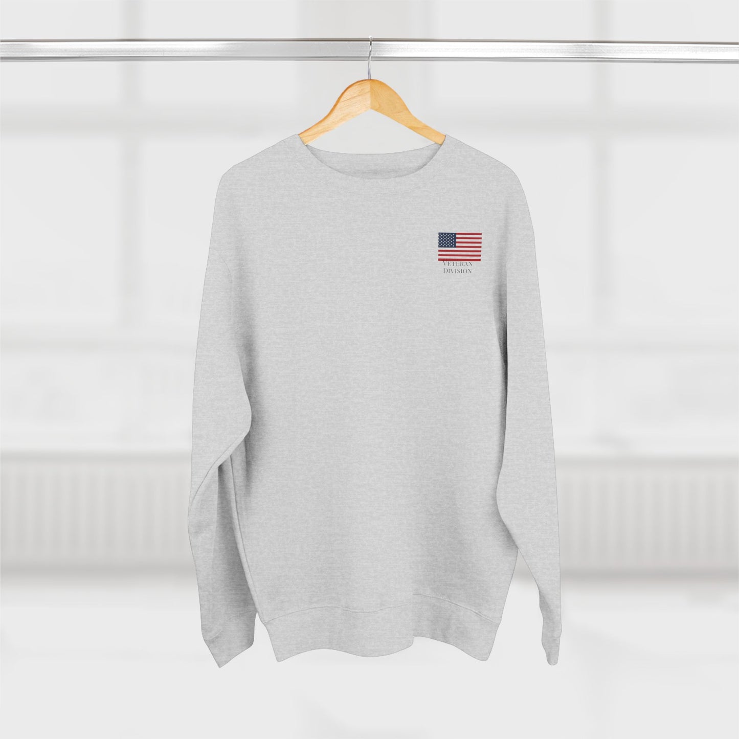 Psalms 144:1 Veteran Division Sweatshirt