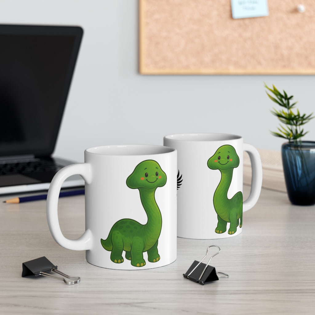 Green Dinosaur BG Mug