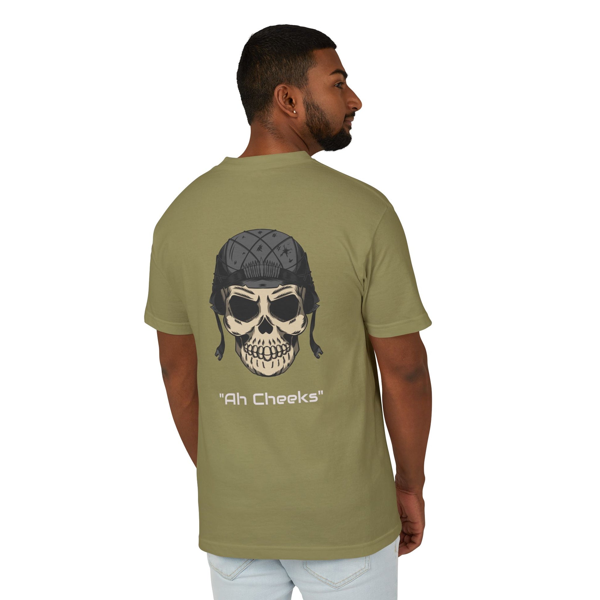 Ahh Cheeks Vintage Texture BG Tee