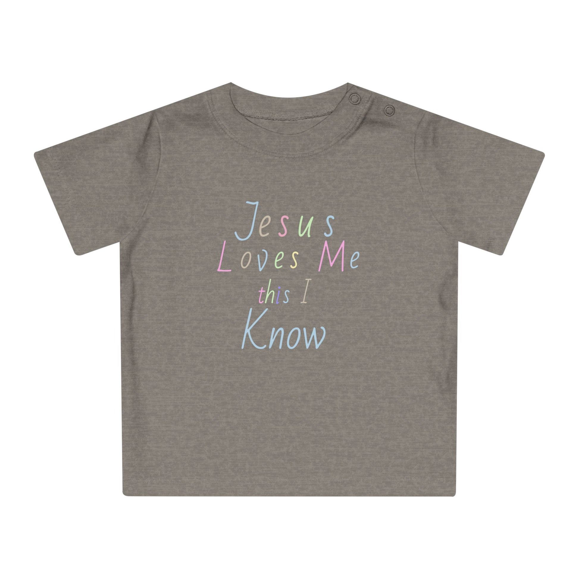 Organic Cotton Jesus Loves Me Baby Tee