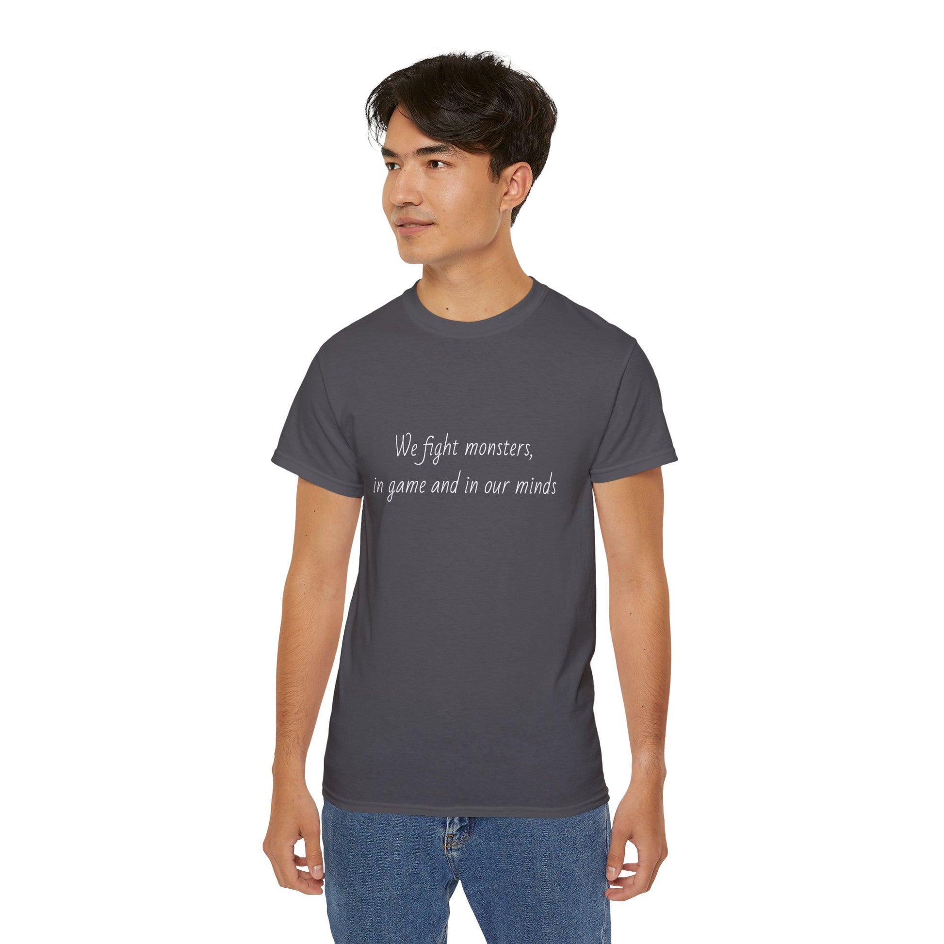 We Fight The Monsters BG Tee