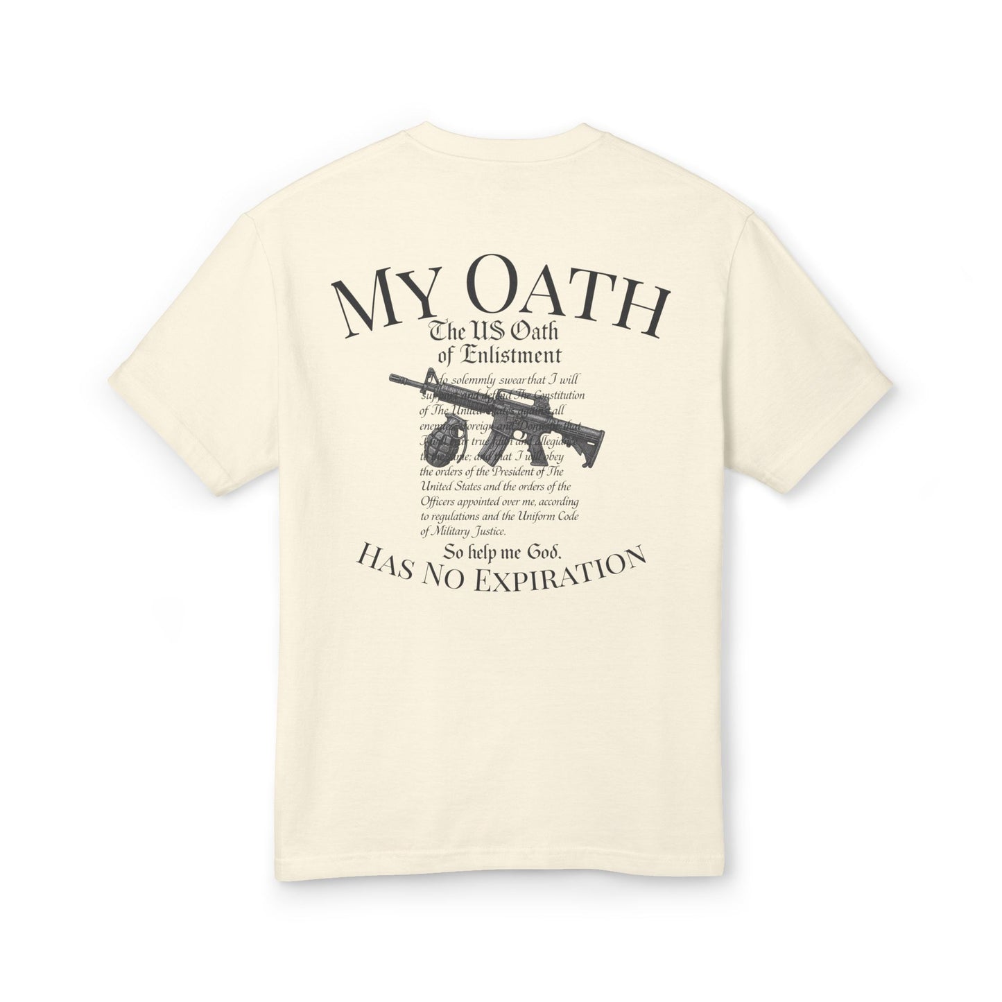 Enlistment Oath- Veteran Division Heavy Cotten Tee