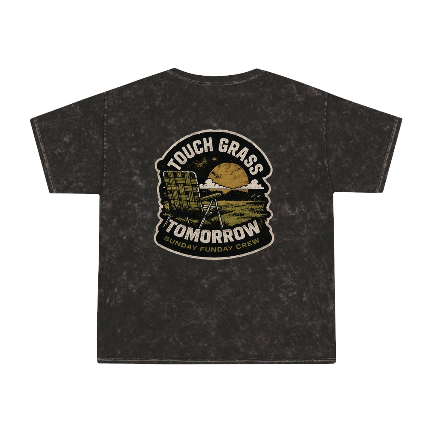 Touch Grass Tomorrow Mineral-Wash Tee - SFC