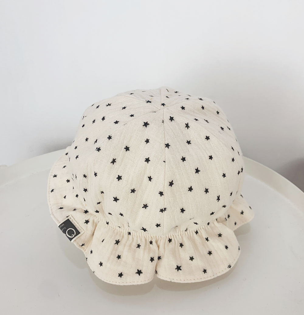 Baby Fisherman Polka Dot Sun Hat