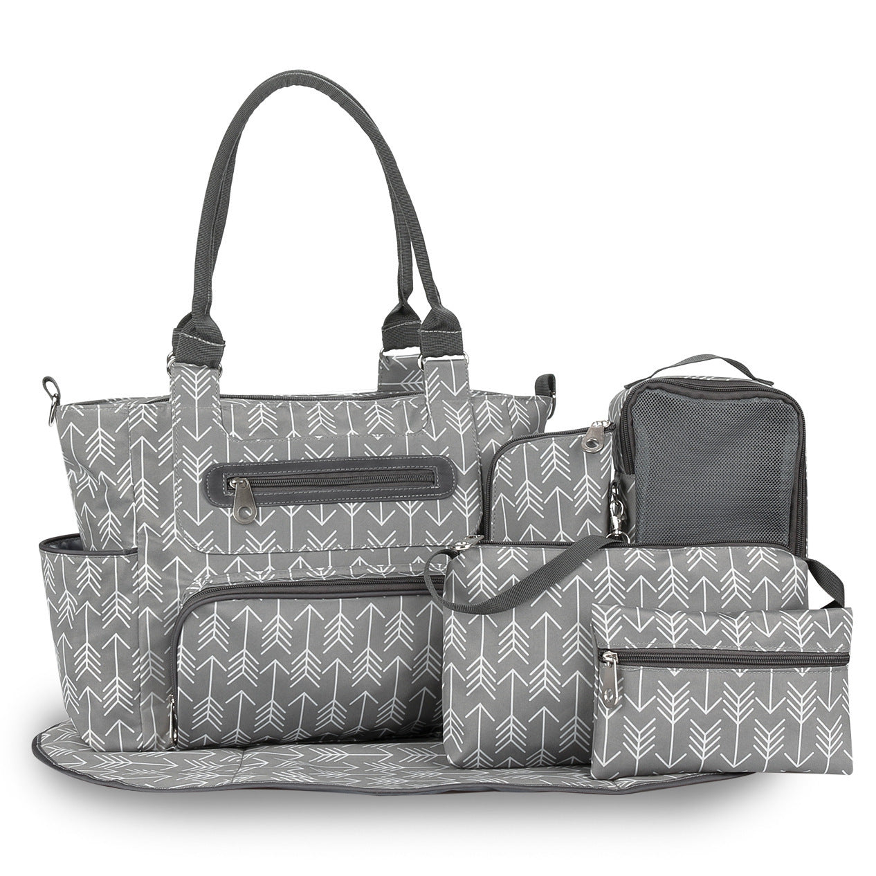 Large Diaper Bag with Accessory Bags